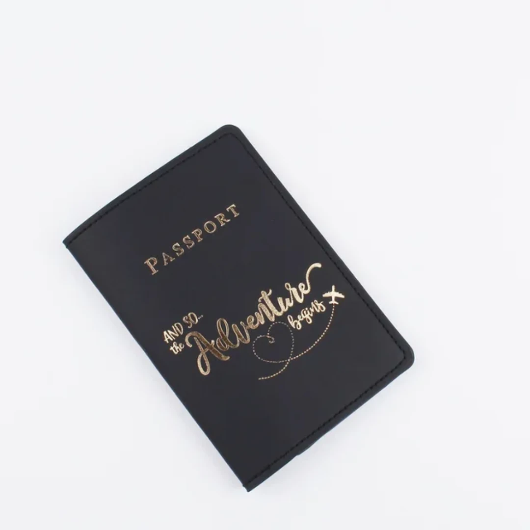 Trendy PU Leather Passport Cover Holder Travel Organizer Passport Holders Travel Wallets
