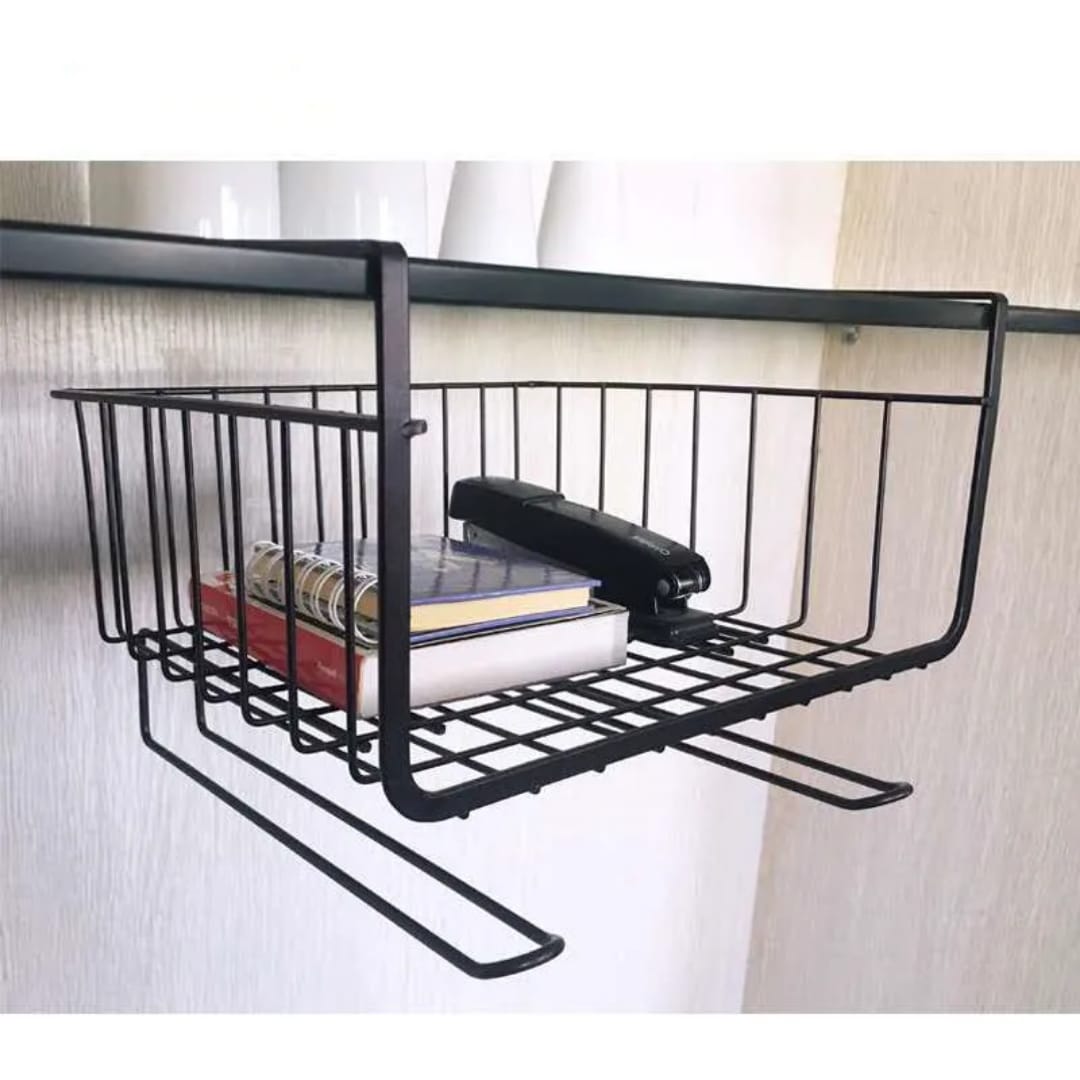 Under the Shelf Organizer with Hooks | Maximize Your Storage Space