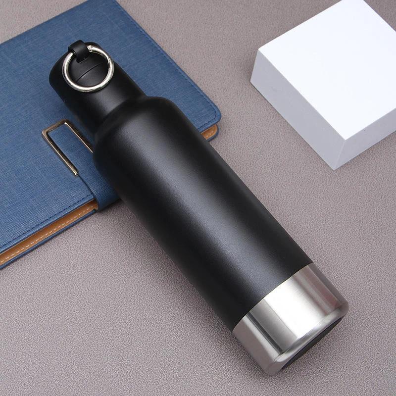 Vacuum Insulated Sport Bottle | Slim Neck | 500ml Travel Essentials Thermoses