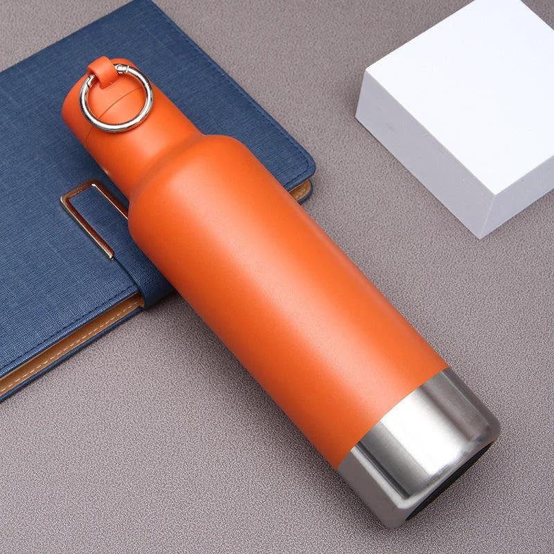 Vacuum Insulated Sport Bottle | Slim Neck | 500ml Travel Essentials Thermoses