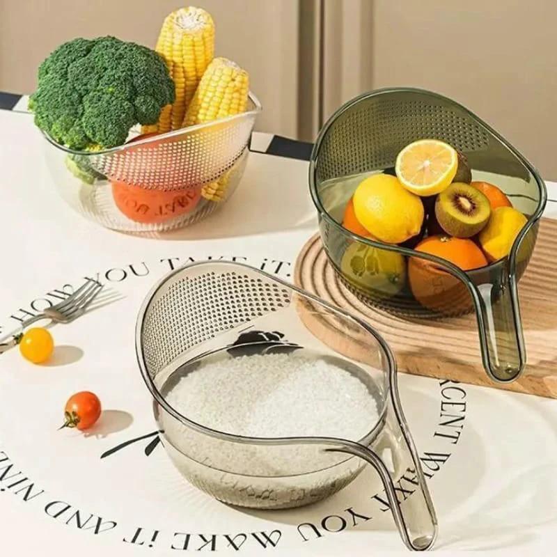 Vegetable Basket Strainer and Fruit Washing Cup – Multi-Purpose Kitchen Sieve kitchen and dinning Strainers