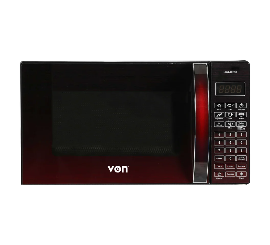 Von Microwave Oven Solo 20L, VAMS-20DGB, Digital Control with 12-Month Warranty.