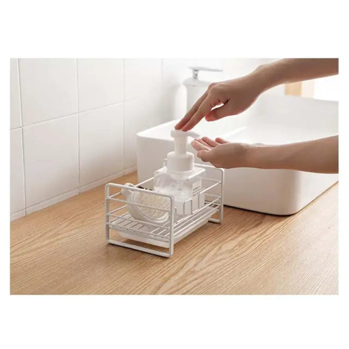 Wall Mounted Clothes and Socks Rack Space Saving Laundry Organizer.