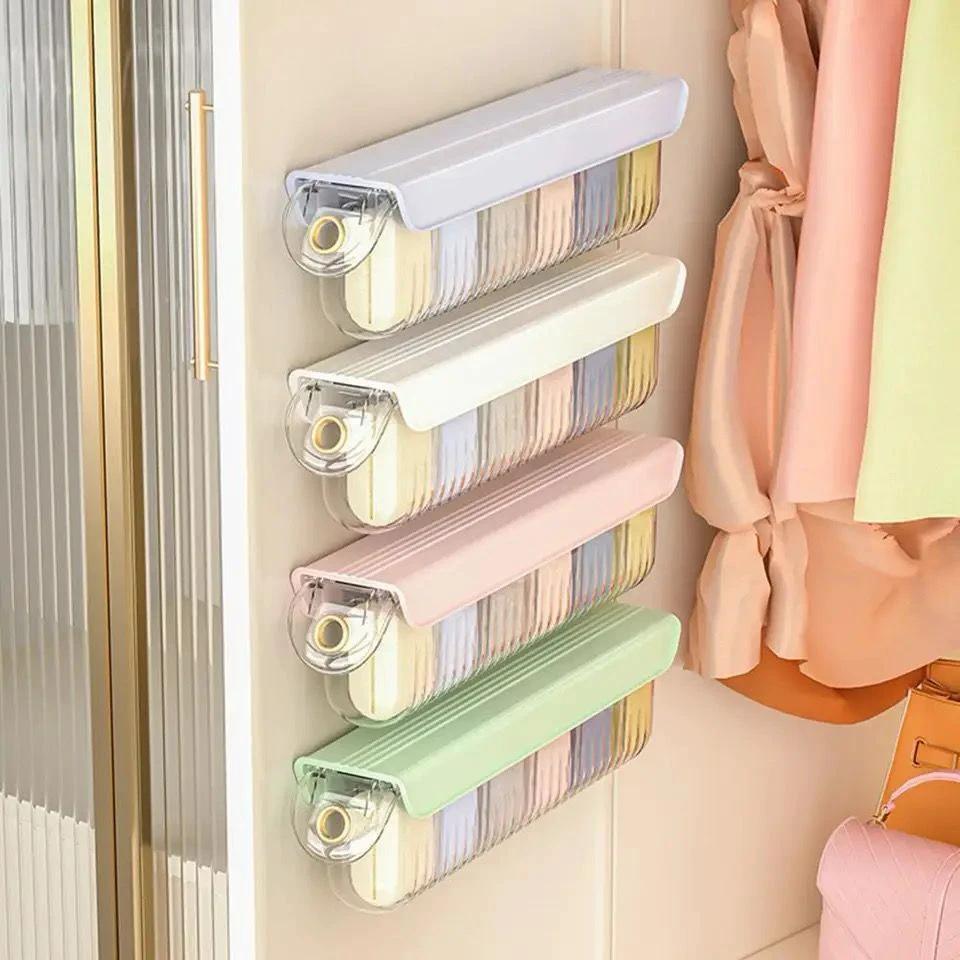 Wall Mounted Underwear & Socks Storage Box Home Organizer Storage and organization Closet Organizers