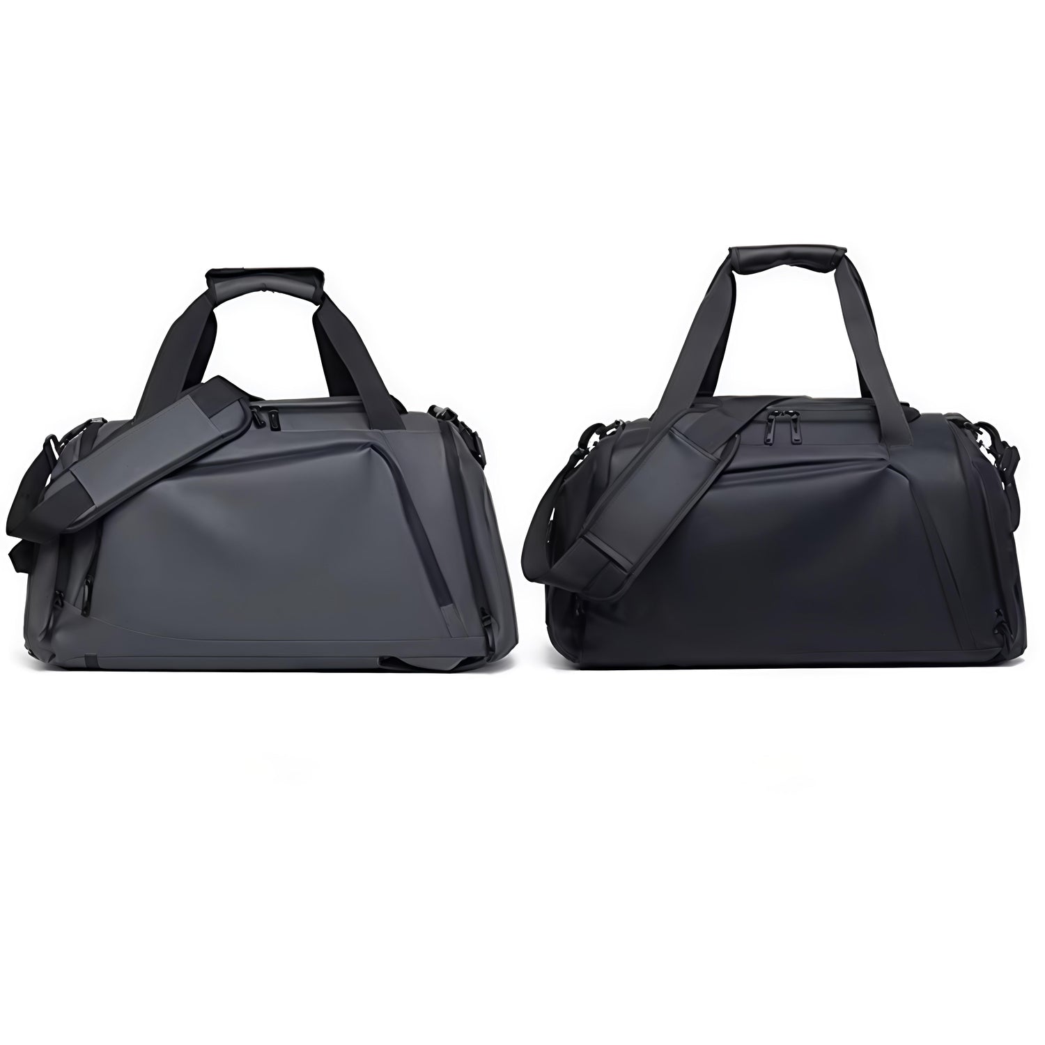 Waterproof Duffel Bag with Shoe Compartment and Backpack Straps