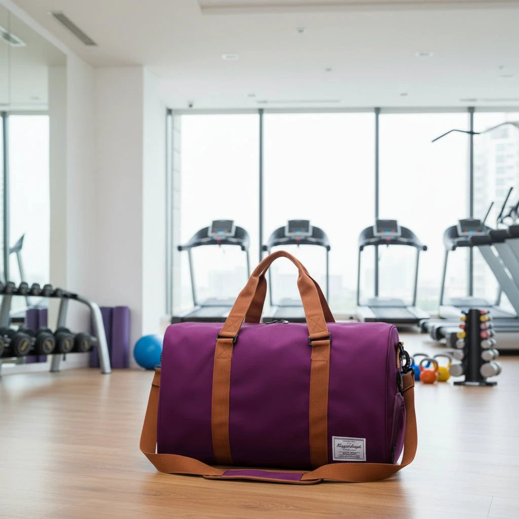 Waterproof Gym Duffle Bag - Travel Bag with Shoe Compartment Travel Organizer Bags