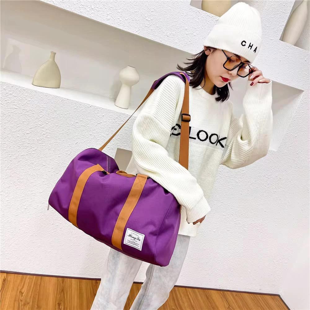 Waterproof Gym Duffle Bag - Travel Bag with Shoe Compartment Travel Organizer Bags