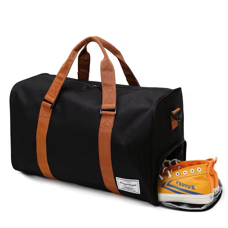Waterproof Gym Duffle Bag - Travel Bag with Shoe Compartment Travel Organizer Bags
