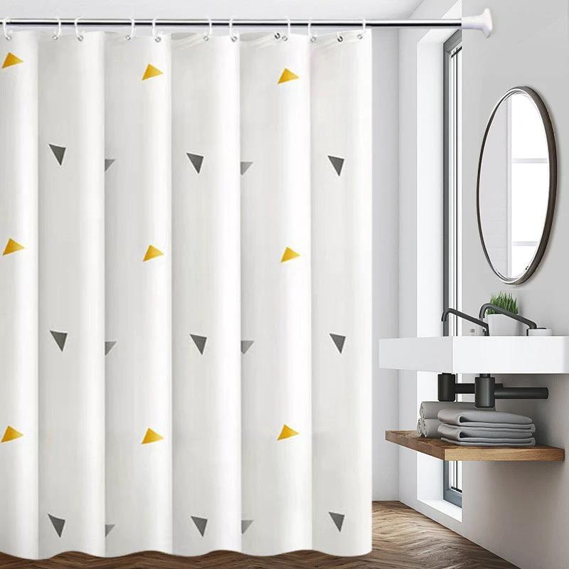 Waterproof PEVA Shower Curtain with Hooks 180×200cm Shower curtain Shower Curtains