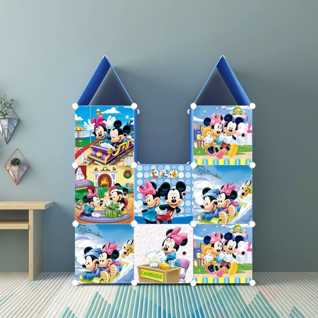 Kids Fashion Plastic Wardrobe - Children's Storage Closet Home Furnishings Kids' Wardrobes