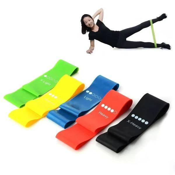 5pcs Resistance Training Bands Set - Exercise Fitness Workout Bands Sports & Fitness Exercise Bands & Loops