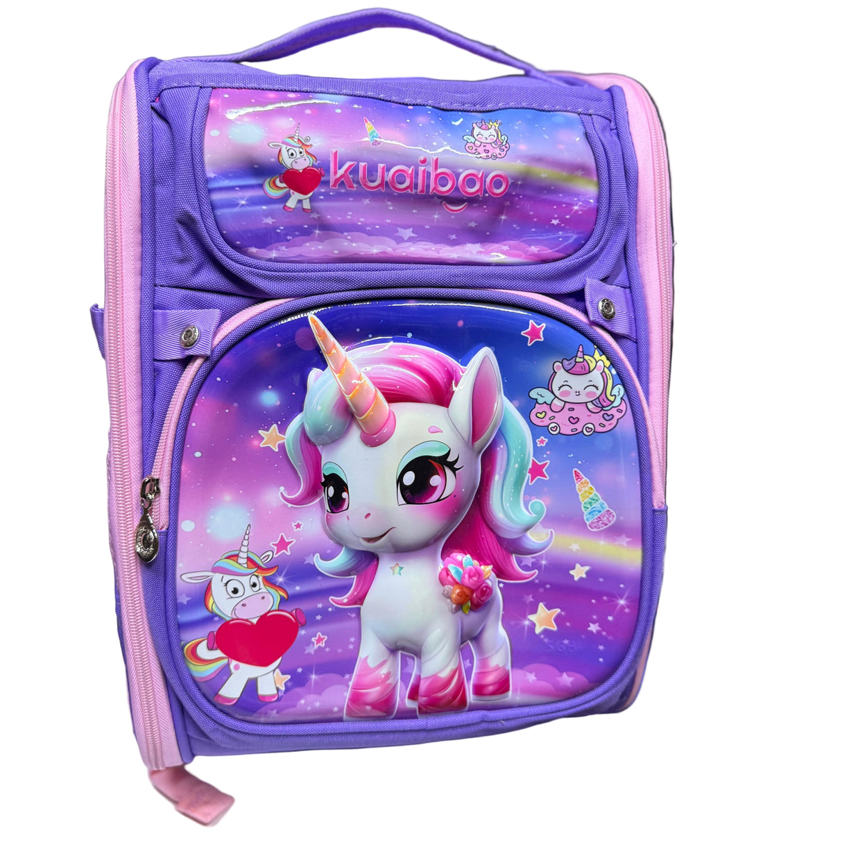 Cartoon Themed Box Bags - Kids Favorite Characters for Grade 1-6