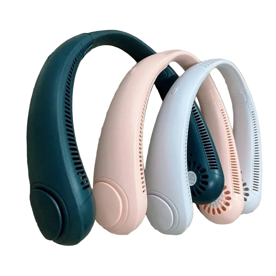 Portable Rechargeable Neck Hanging USB Fan
