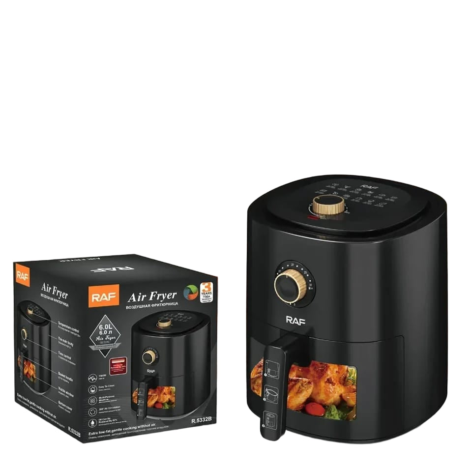 Visible Large-Capacity Air Fryer – Smokeless No-Oil Multifunctional Cooking Machine