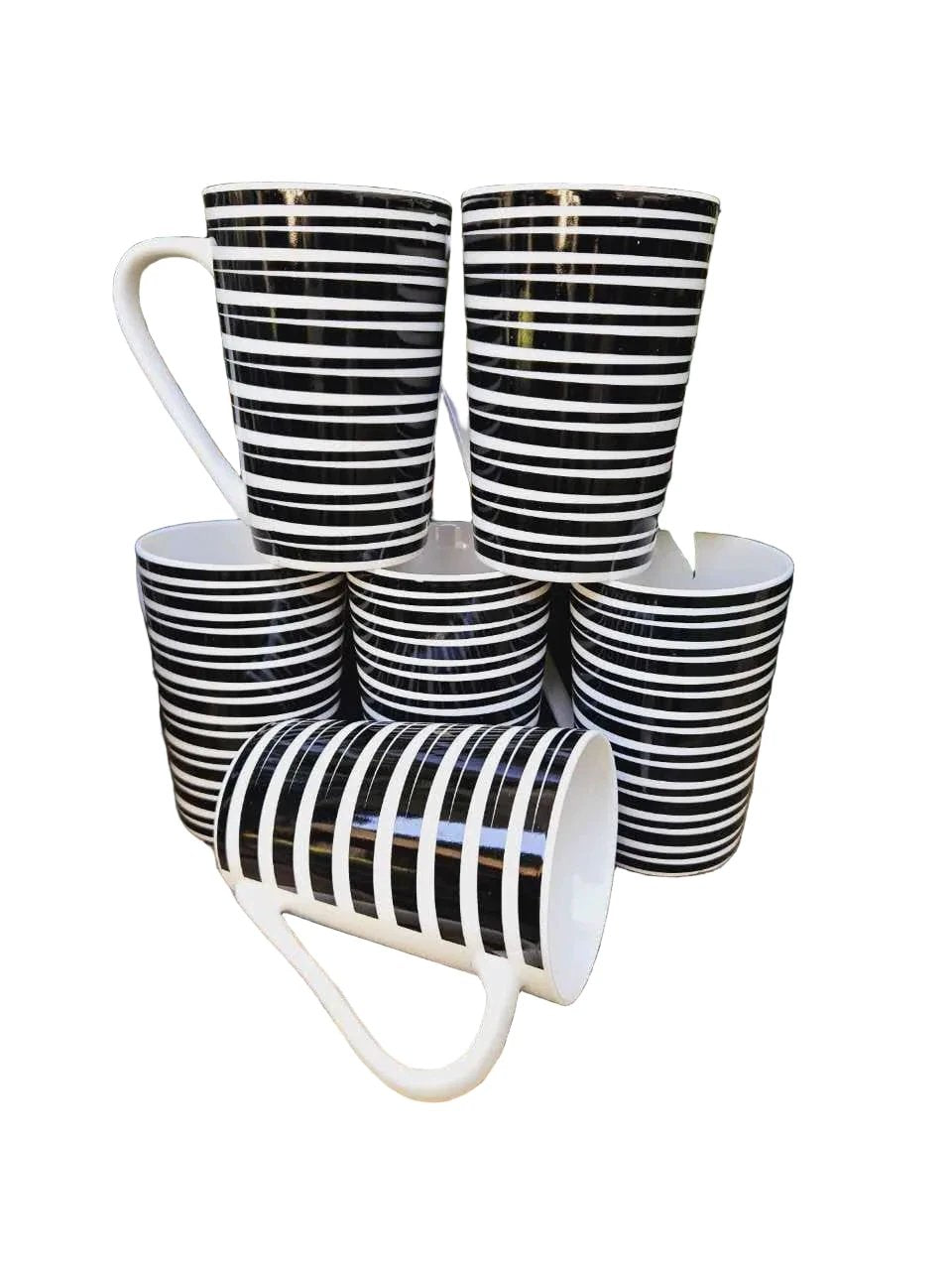 6pcs Ceramic Mug Set - Coffee Tea Mugs Kitchenware Mugs