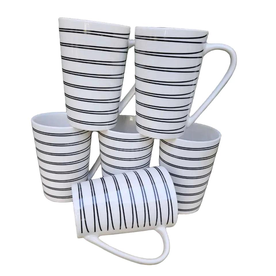 6pcs Ceramic Mug Set - Coffee Tea Mugs Kitchenware Mugs
