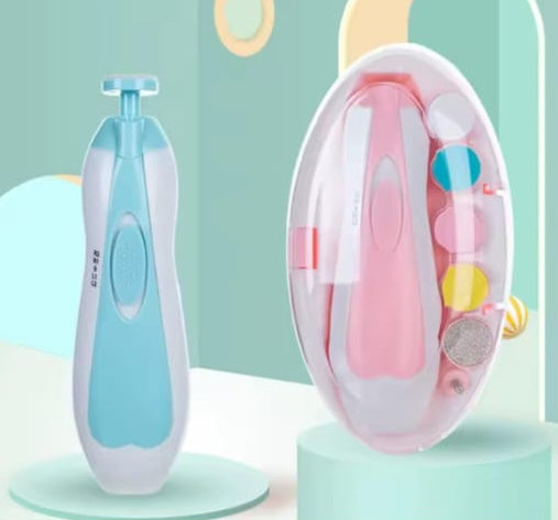 Electric Baby Nail Trimmer Safe ABS - Kid Nail Polisher File Clipper Care Kit