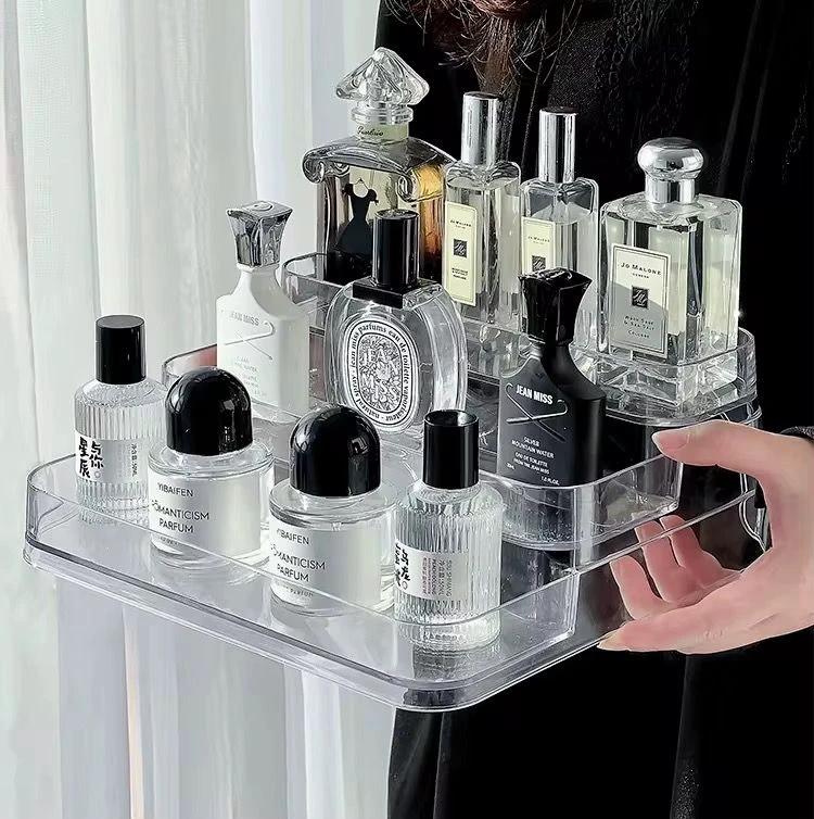 3 Layer Acrylic Multipurpose Display Rack Home & Living Household Storage Caddies