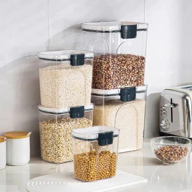 4 Pcs Airtight Food Storage Container Set Kitchen & Dining Food Storage Containers