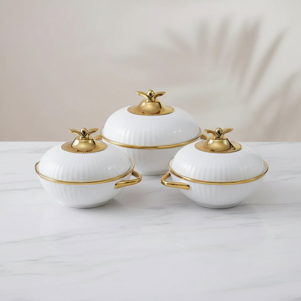 Ceramic Serving Bowls – Set of 3 Home & Kitchen Serving Bowls