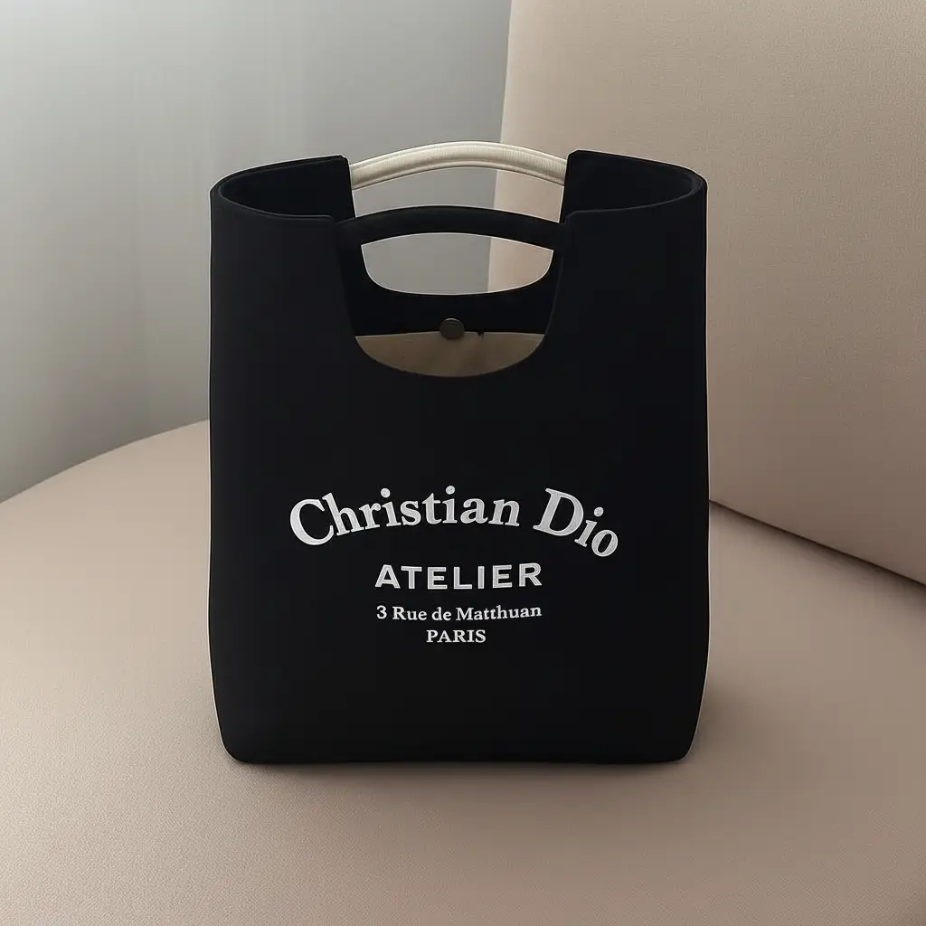 Canvas Tote Bag – Paris Print Tote Bag Shopping Totes