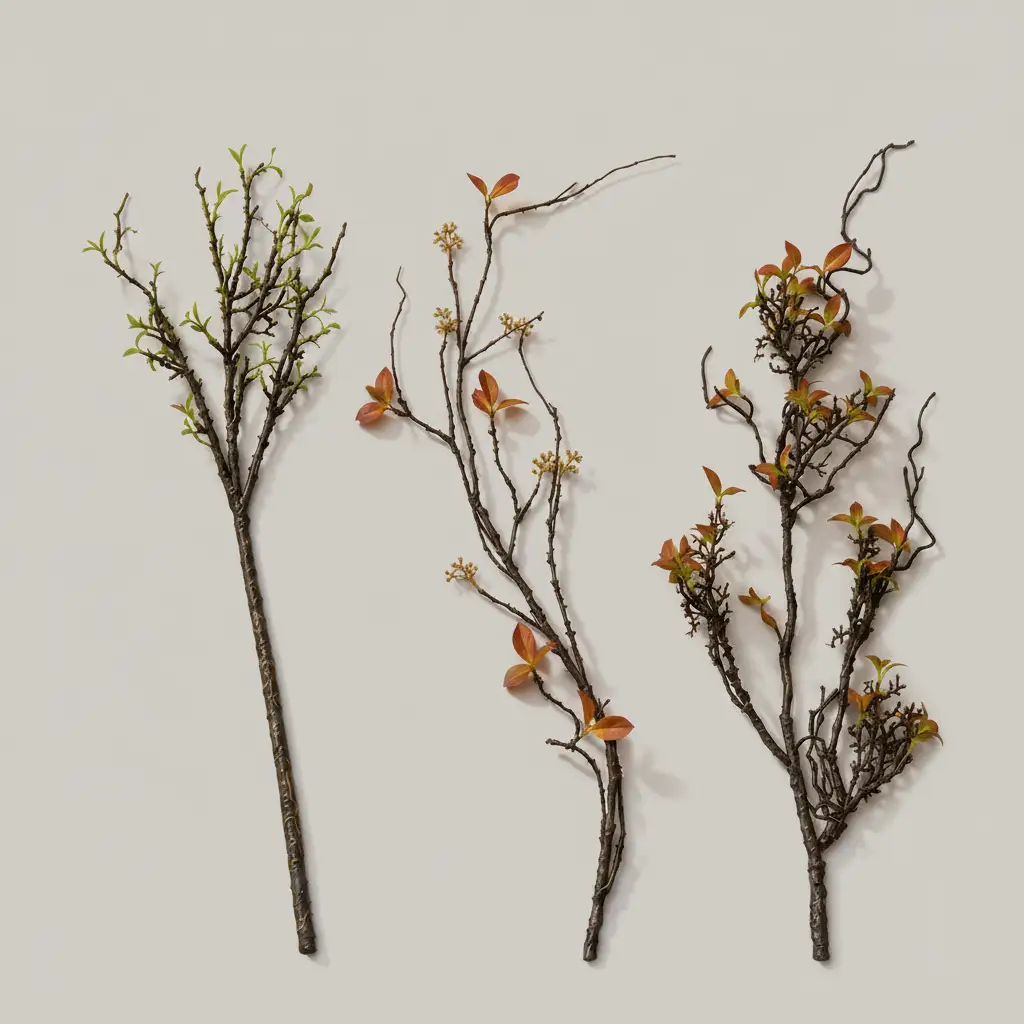 Luxe Decorative Branches Home Décor Artificial Non-Flowering Plants