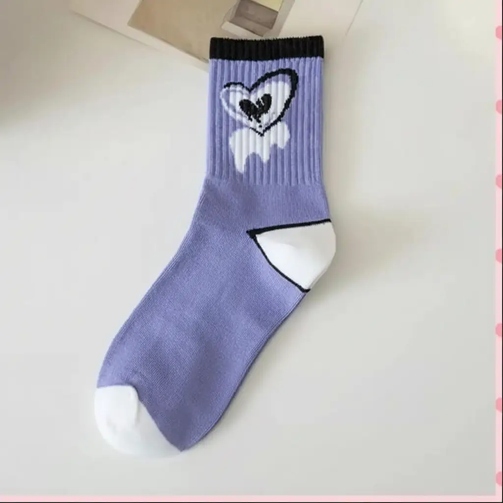 Colorful Heart Socks Socks & Hosiery Crew Socks