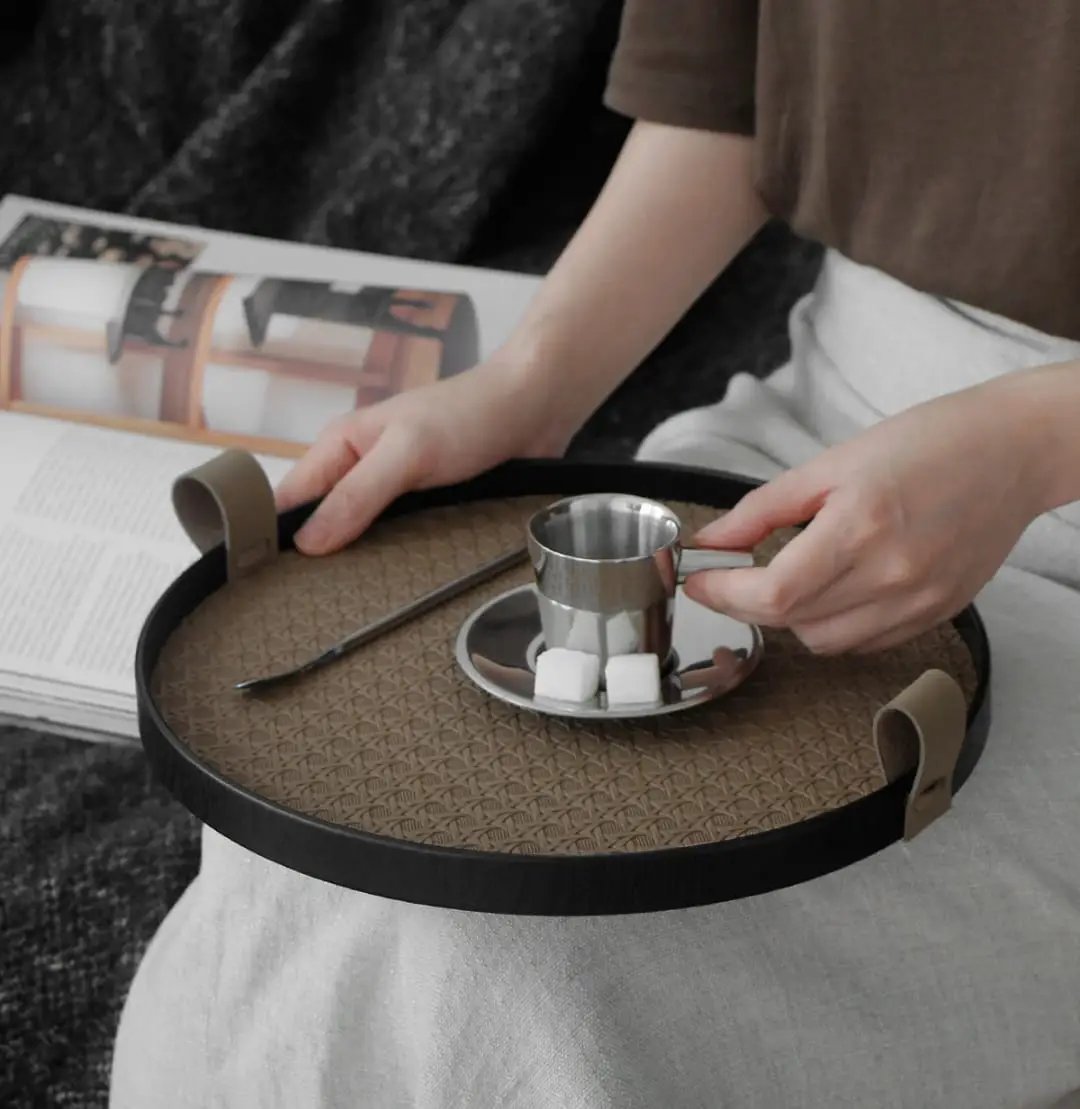 Modern Metallic Storage Tray Storage Tray Household Storage Containers
