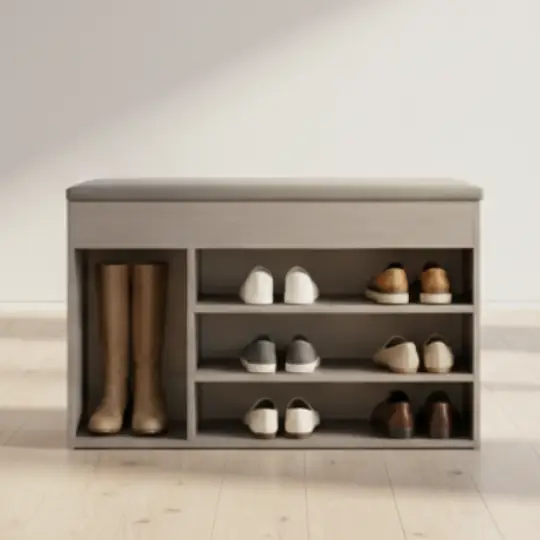 Entryway Shoe Bench 80cm Benches & Ottomans Shoe Storage Benches
