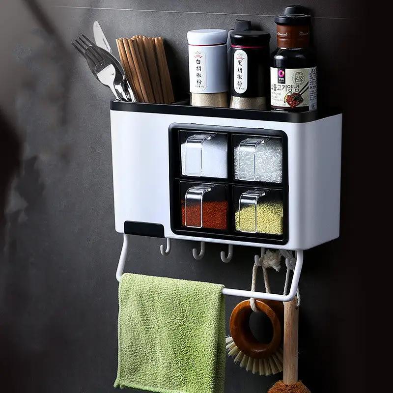 Hanging Over-Door Functional Seasoning Box Kitchen & Dining Spice Organizers