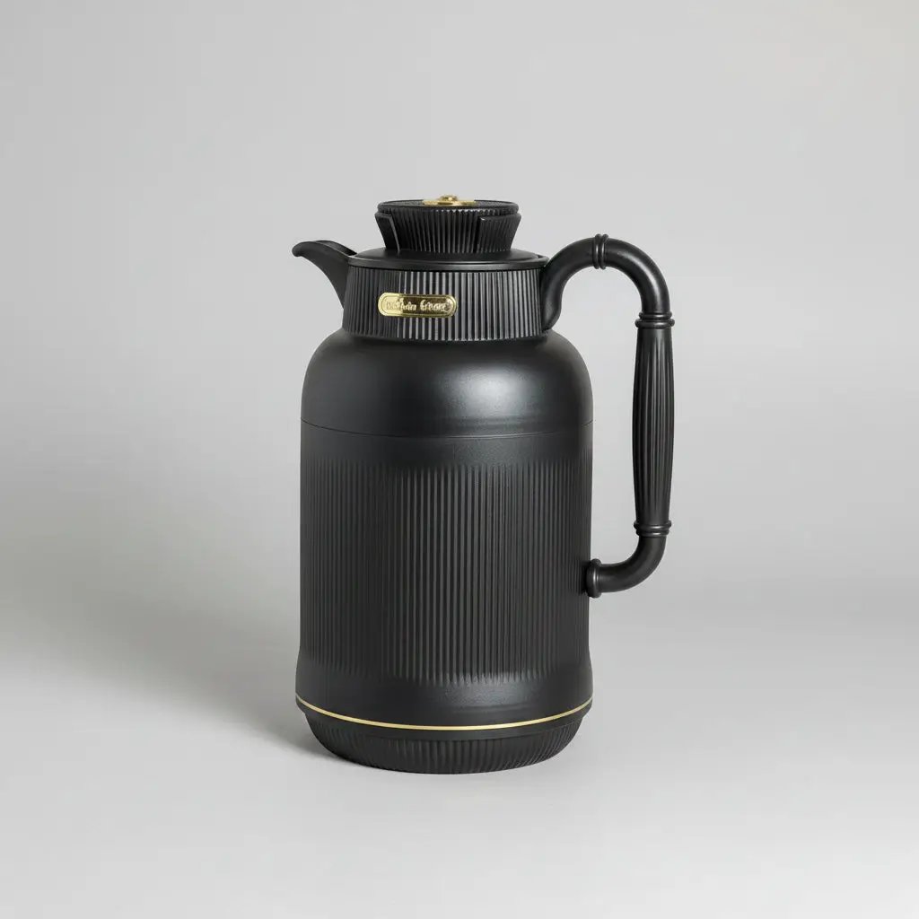 Classic Ribbed Vacuum Flask 1.0L Kitchen & Dining Thermoses