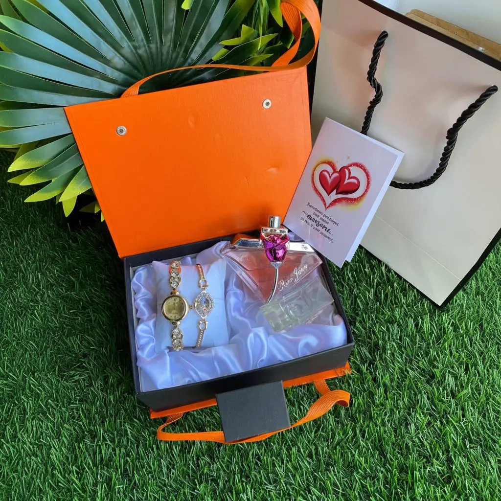 Ladies Gift Set – Watch Bracelet & Perfume Gifts & Sets Jewelry Sets