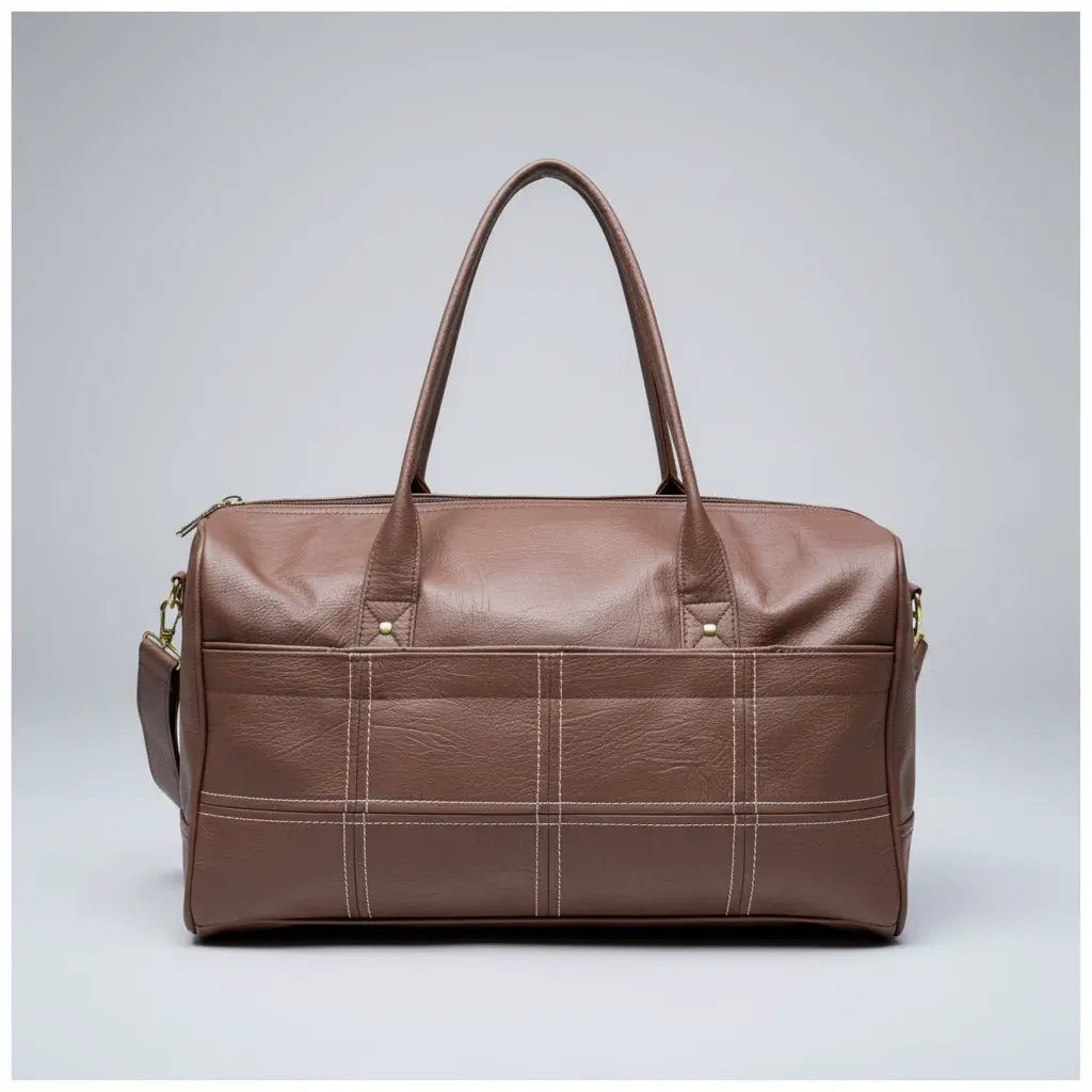 Leather Finish Duffel Travel Bag 62x32x28cm Outdoor & Travel Duffel Bags
