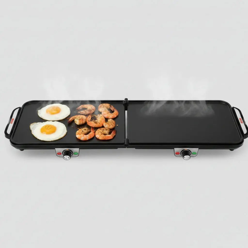 DSP Electric BBQ Grill 84cm Dual Zone Kitchen Appliances Electric Griddles & Grills