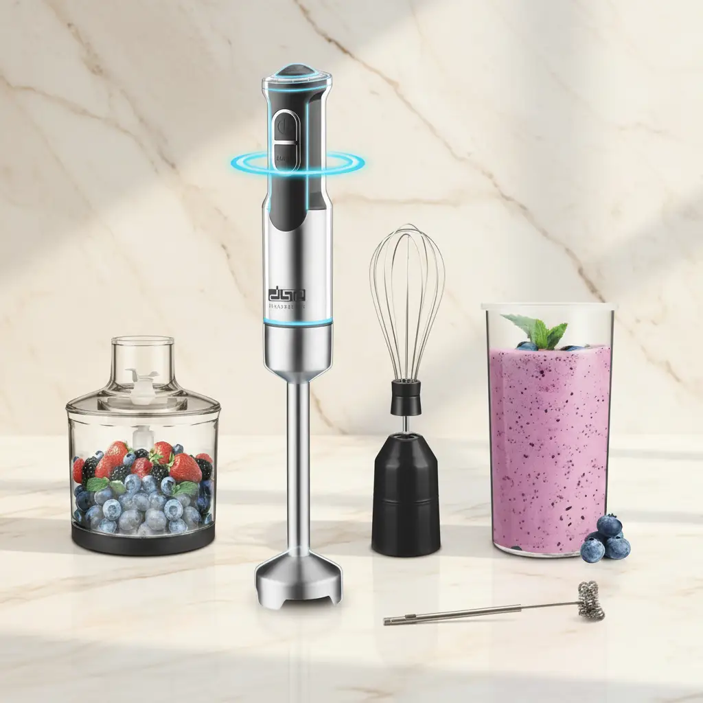 5-in-1 Hand Blender Set Kitchen Appliances Immersion Blenders