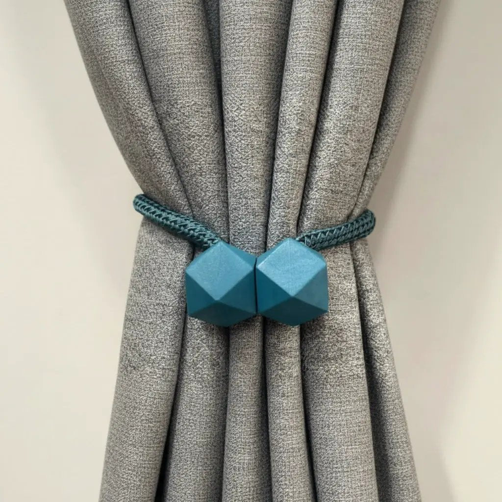 Magnetic Curtain Holders – Geometric Ball Design Home Decor Curtain Tiebacks