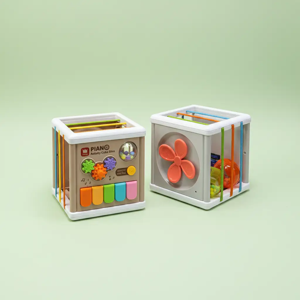 JDL Musical Piano Activity Cube Kids & Toys Musical Toys
