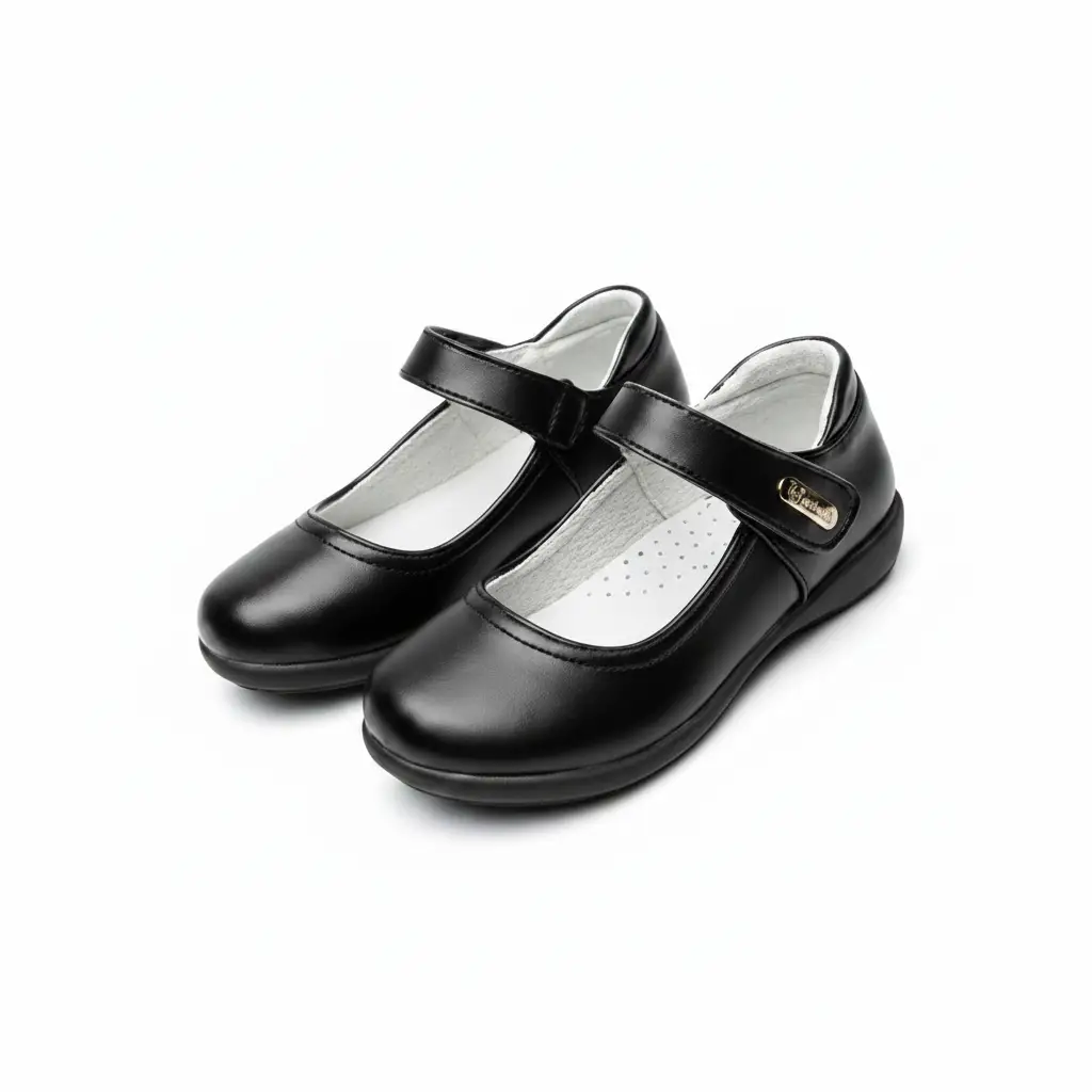 Girls Leather School Shoes Shoes Baby & Children's Sneakers