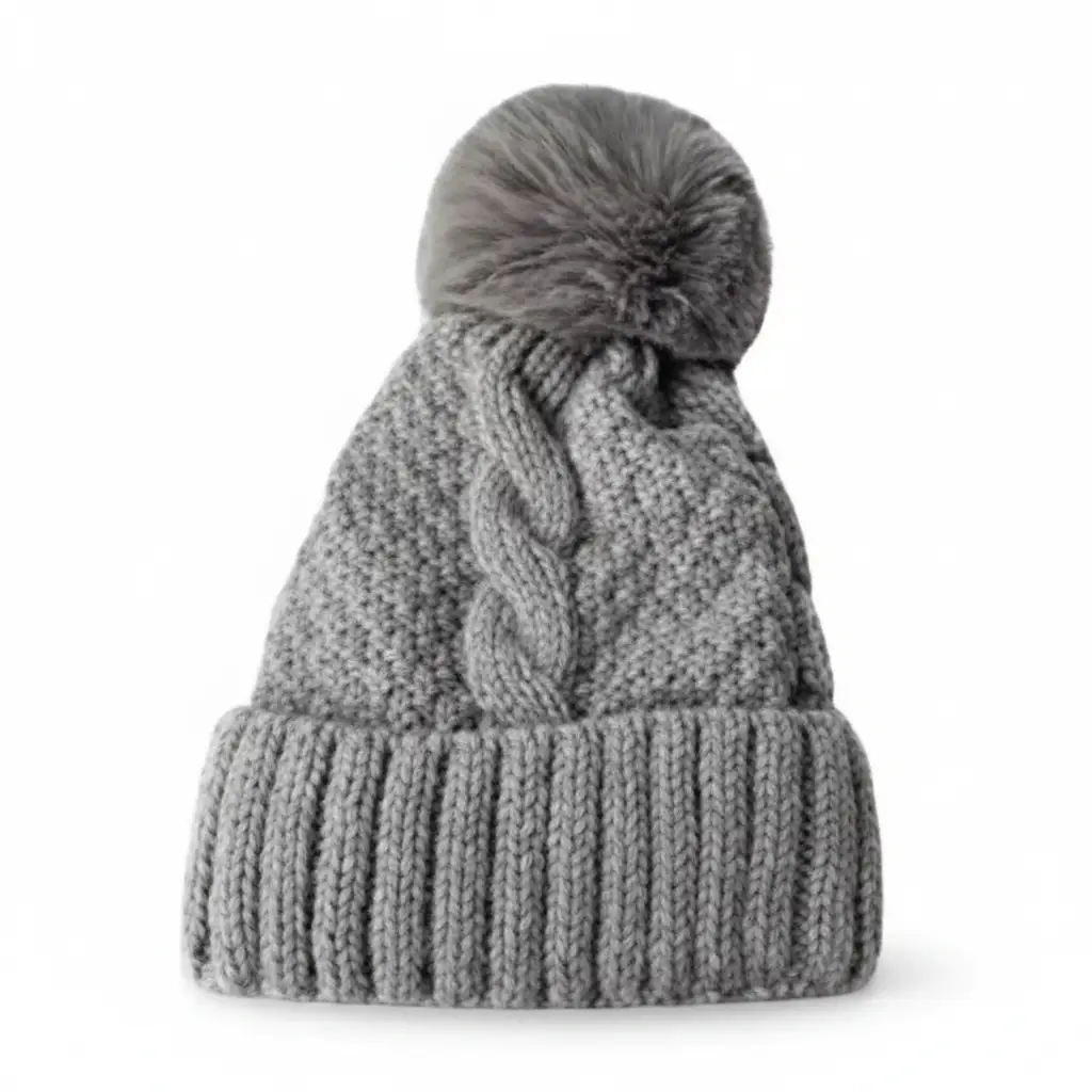 Fleece-Lined Knitted Winter Baseball Cap Fashion Accessories Baseball Caps