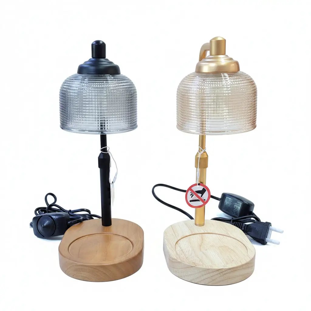 Glass Dimmable Electric Candle Warmer Home Decor Candle & Oil Warmers