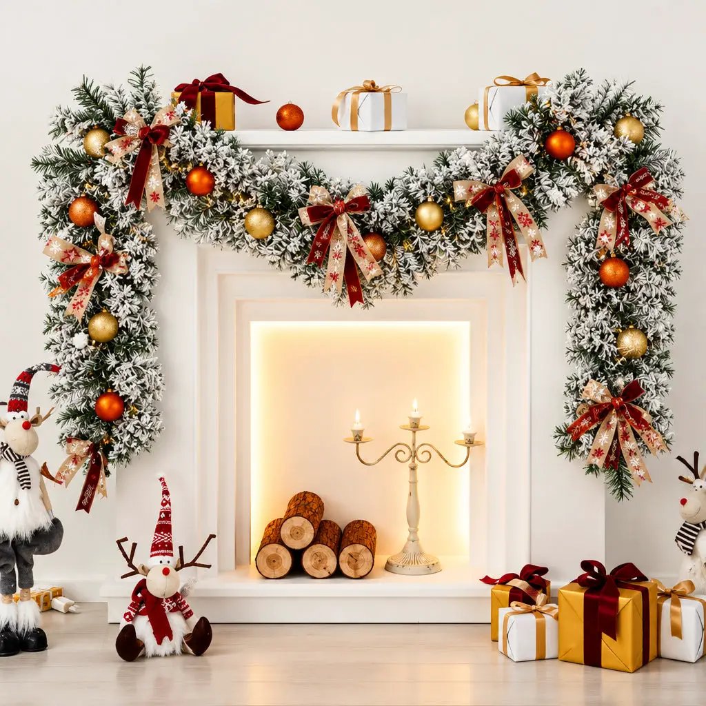 Candy Cane Christmas LED Garland Christmas Garlands Garlands