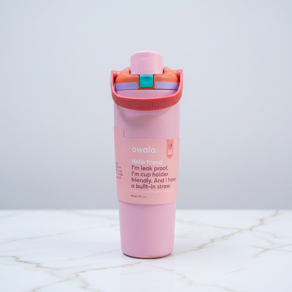 FreeSip Travel Grip Tumbler 887ml Insulated Tumbler Tumblers