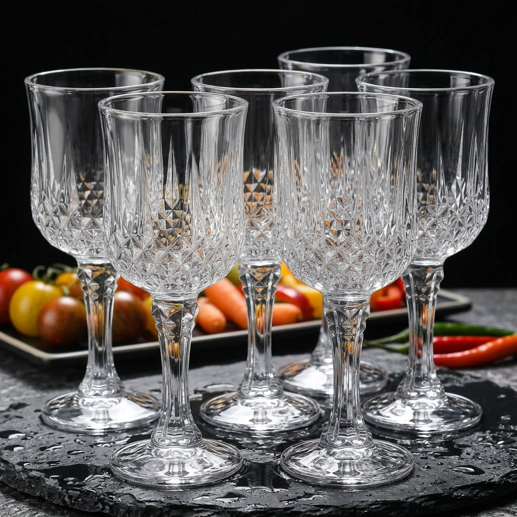 Crystal Wine Glasses Set Of 6 Wine Glass Set Wine Glasses