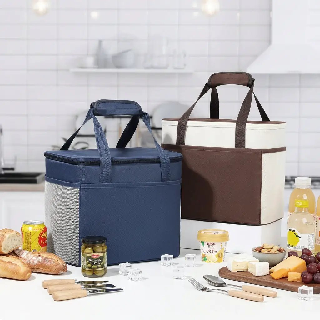 Foil-Lined Insulated Lunch Handbag Insulated Lunch Bag Lunch Bags
