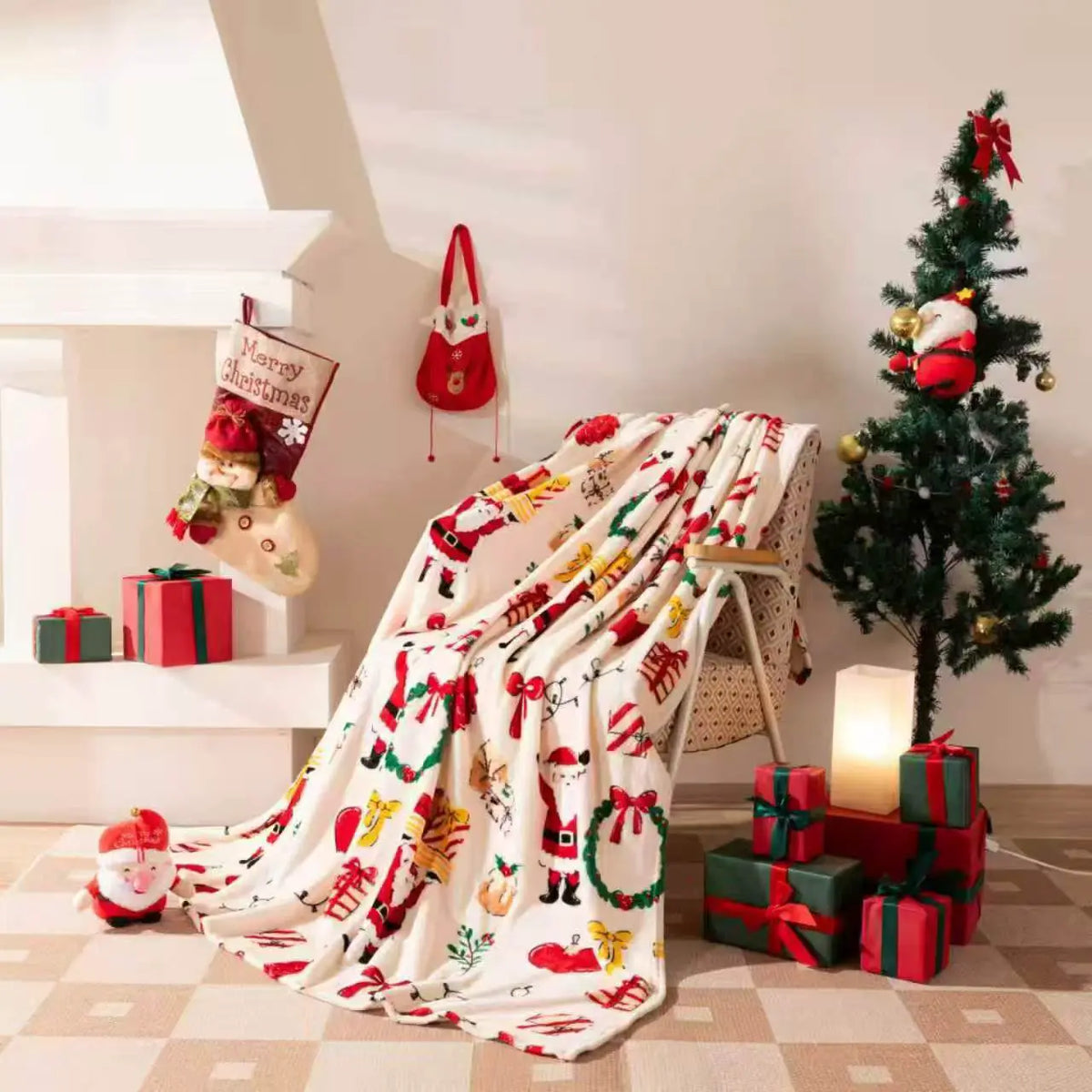 200x230cm Christmas Throw Blanket Throw Blanket Throw Blankets