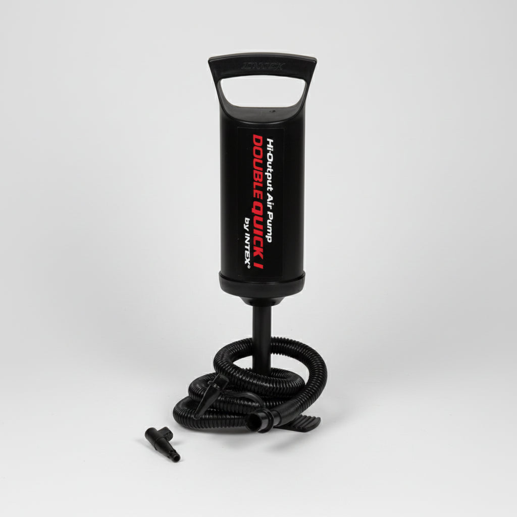 Double-Quick Hand Air Pump – Dual-Action Manual Inflator for Outdoor & Travel Use