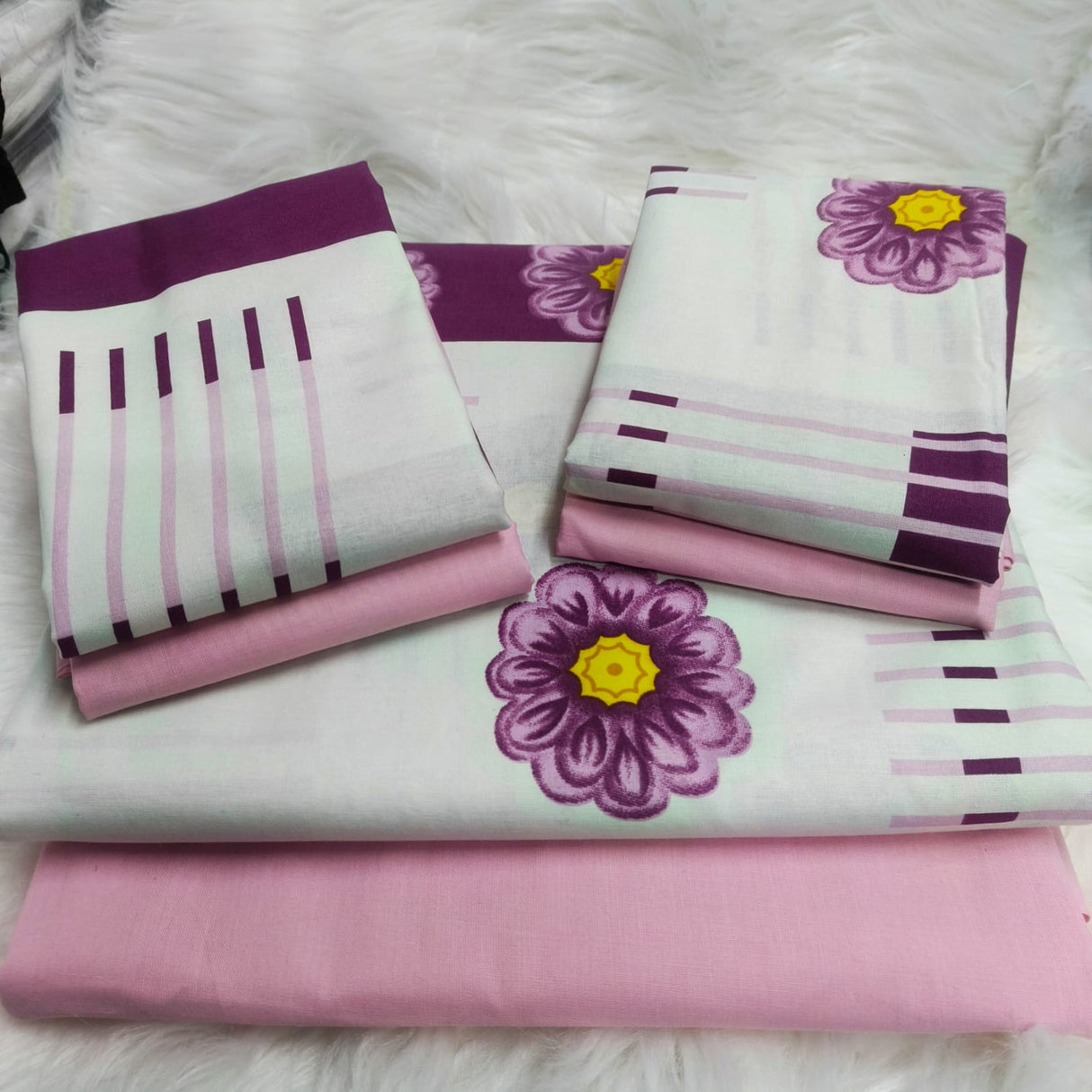 Cotton Printed Bedsheet Set - 6x7 ft