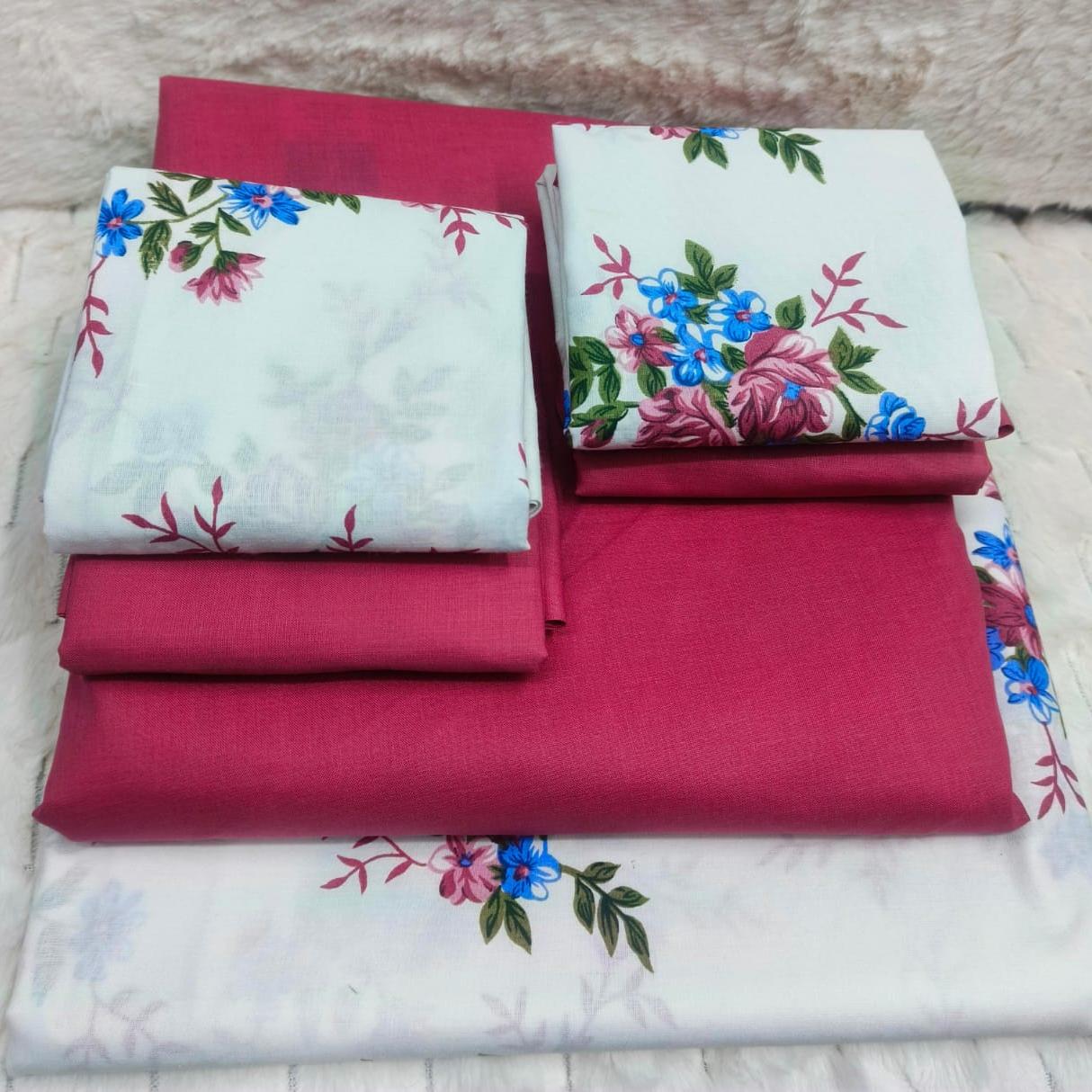 Cotton Printed Bedsheet Set - 6x7 ft