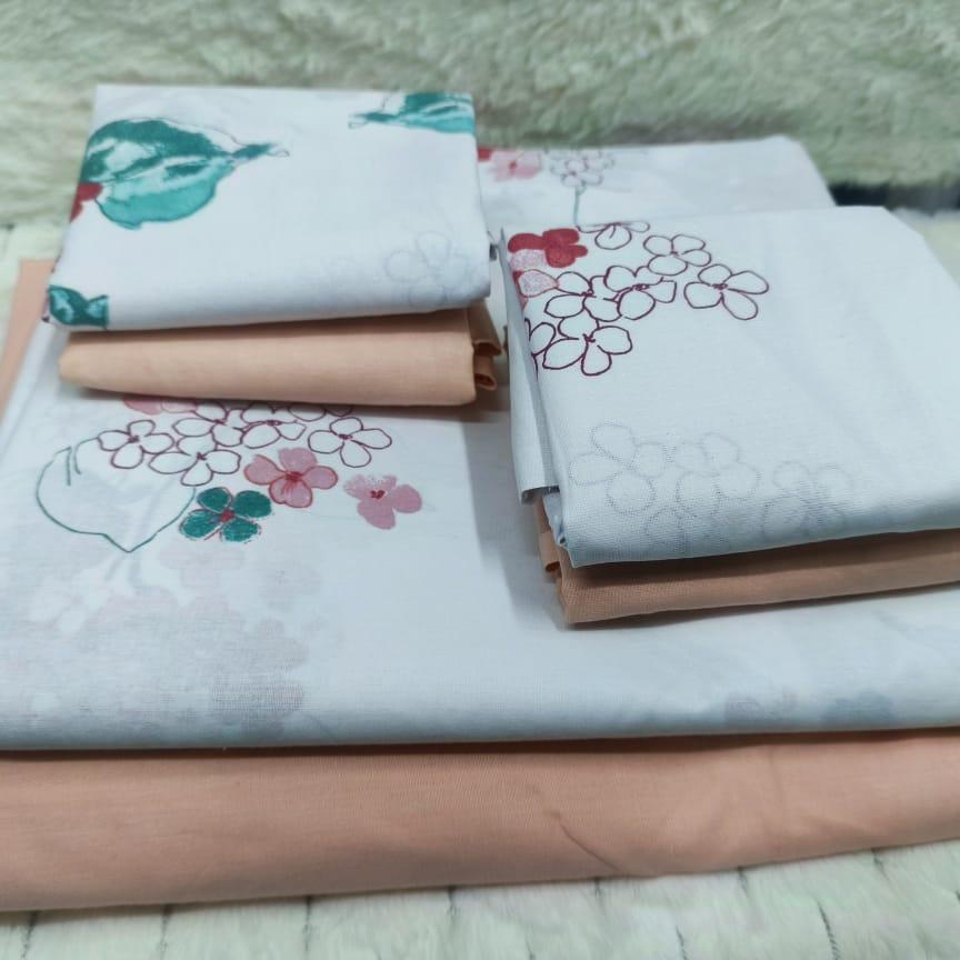 Cotton Printed Bedsheet Set - 6x7 ft