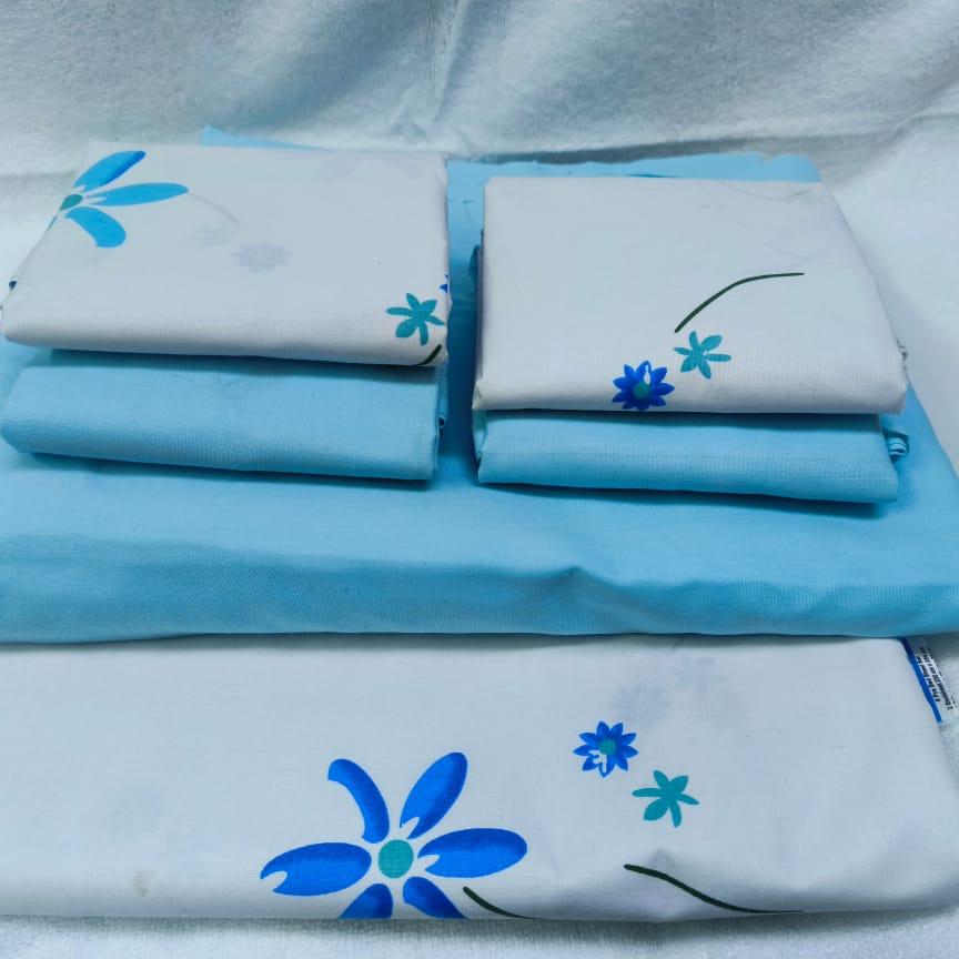 Cotton Printed Bedsheet Set - 6x7 ft